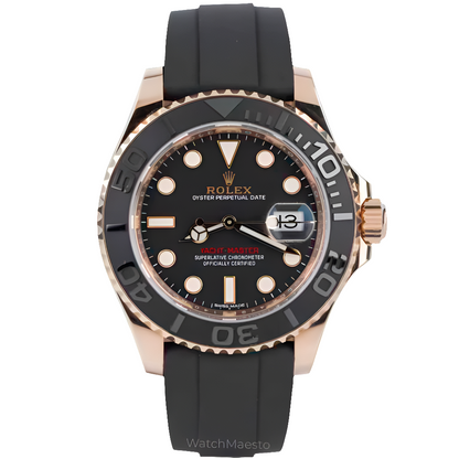 RLX Yacht-Master 40 Rose Gold Oysterflex