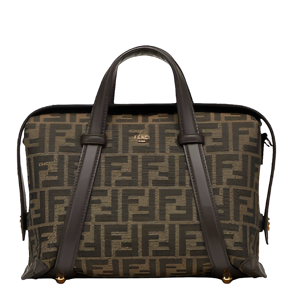Fêndï 
FF Jacquard Medium Boston Bag