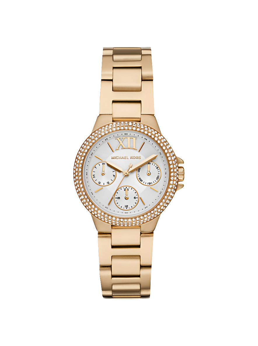 MICHAEL KORS
Mini montre Camille dorée avec pierres pavées