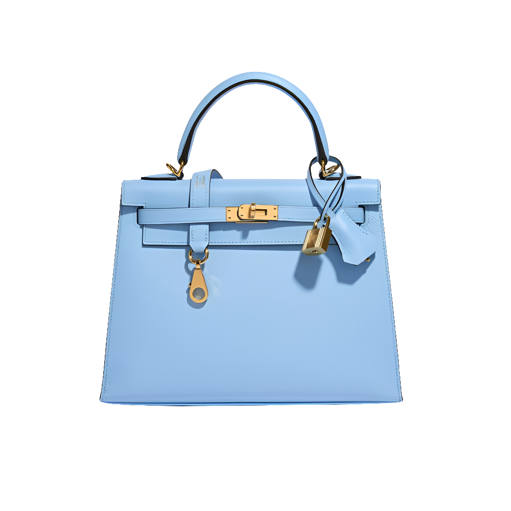 HRMS
Kelly 28 Epsom Bleu Céleste