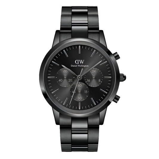 D@niel Wellington Iconic Men Graphite Grey Round Dial