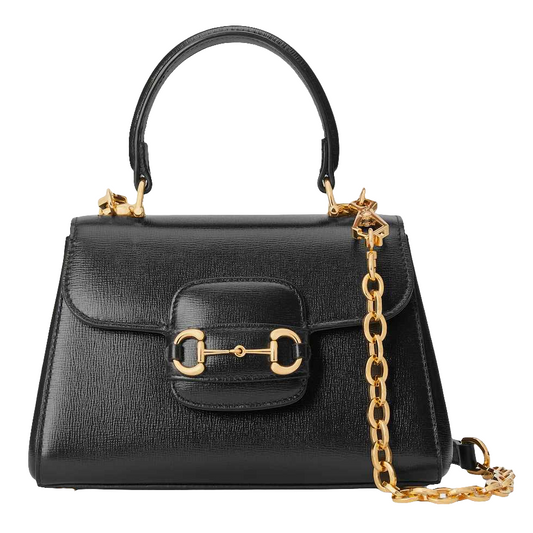 GG Black Mini Horsebit 1955 Bag