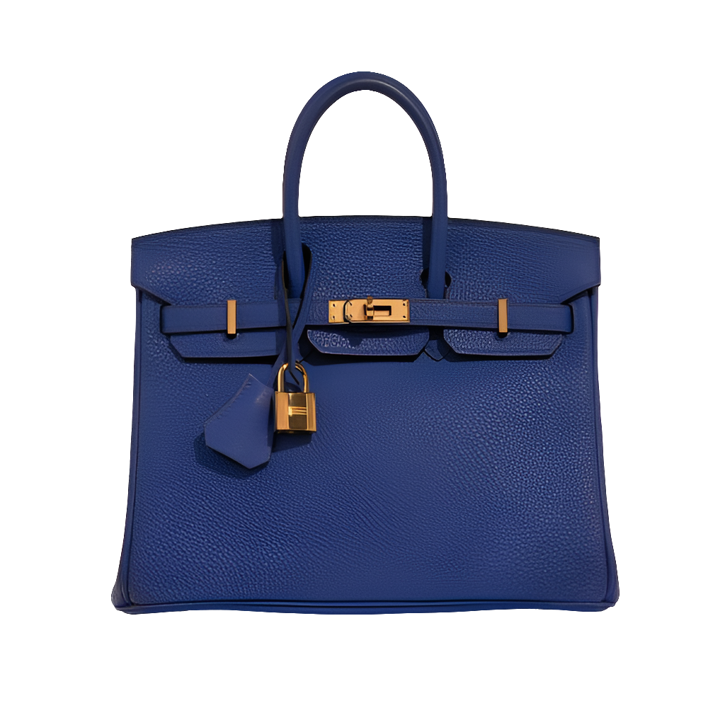 HRMS 
Birkin 25 Togo Bleu Électrique