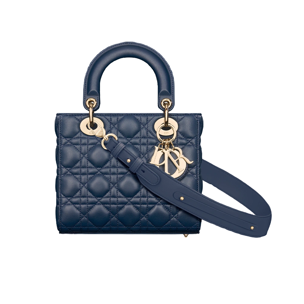 Sac Ladÿ Diôr My ABCDiôr Small
d'agneau Cannage bleu océan