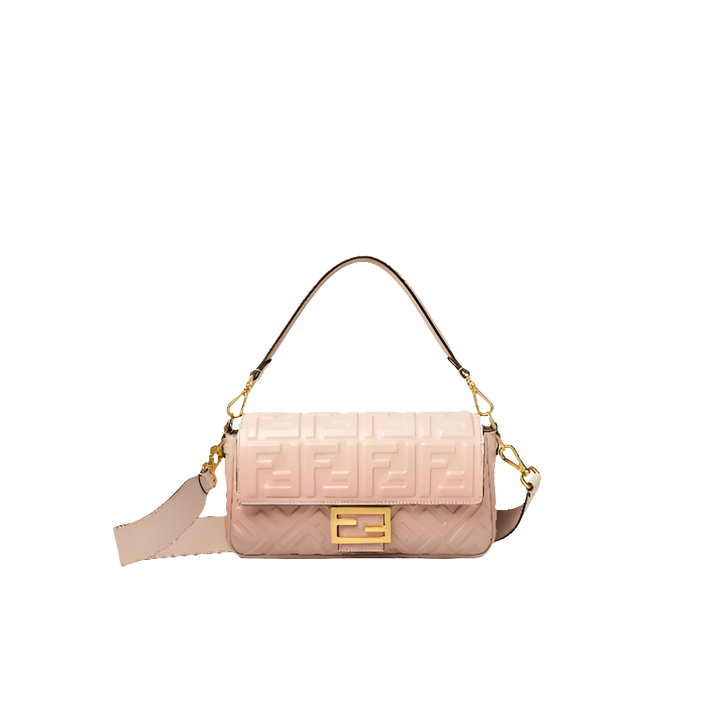 Fêndï Baguette
Sac nappa rose effet dégradé