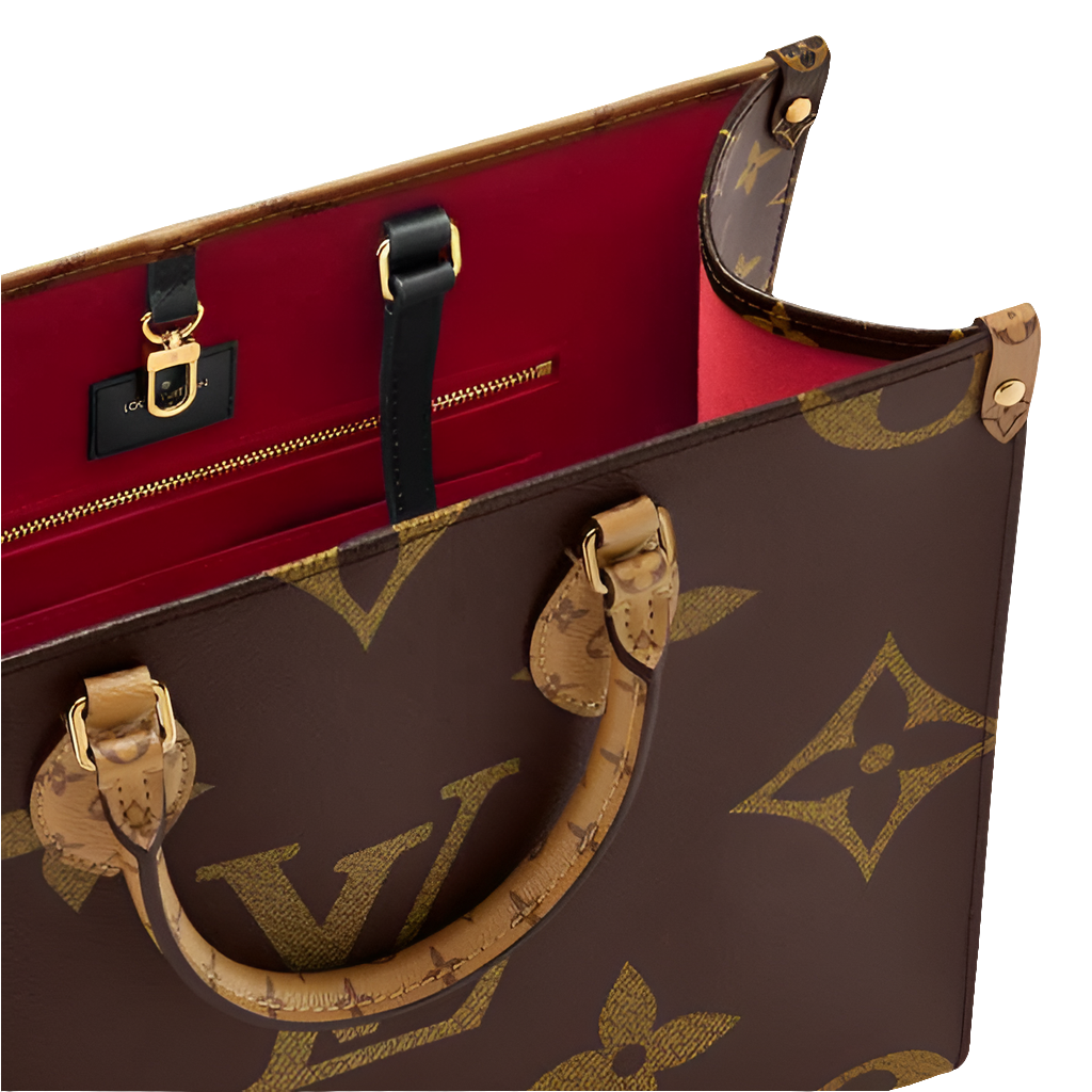 LV Pochette Cabas en cuir