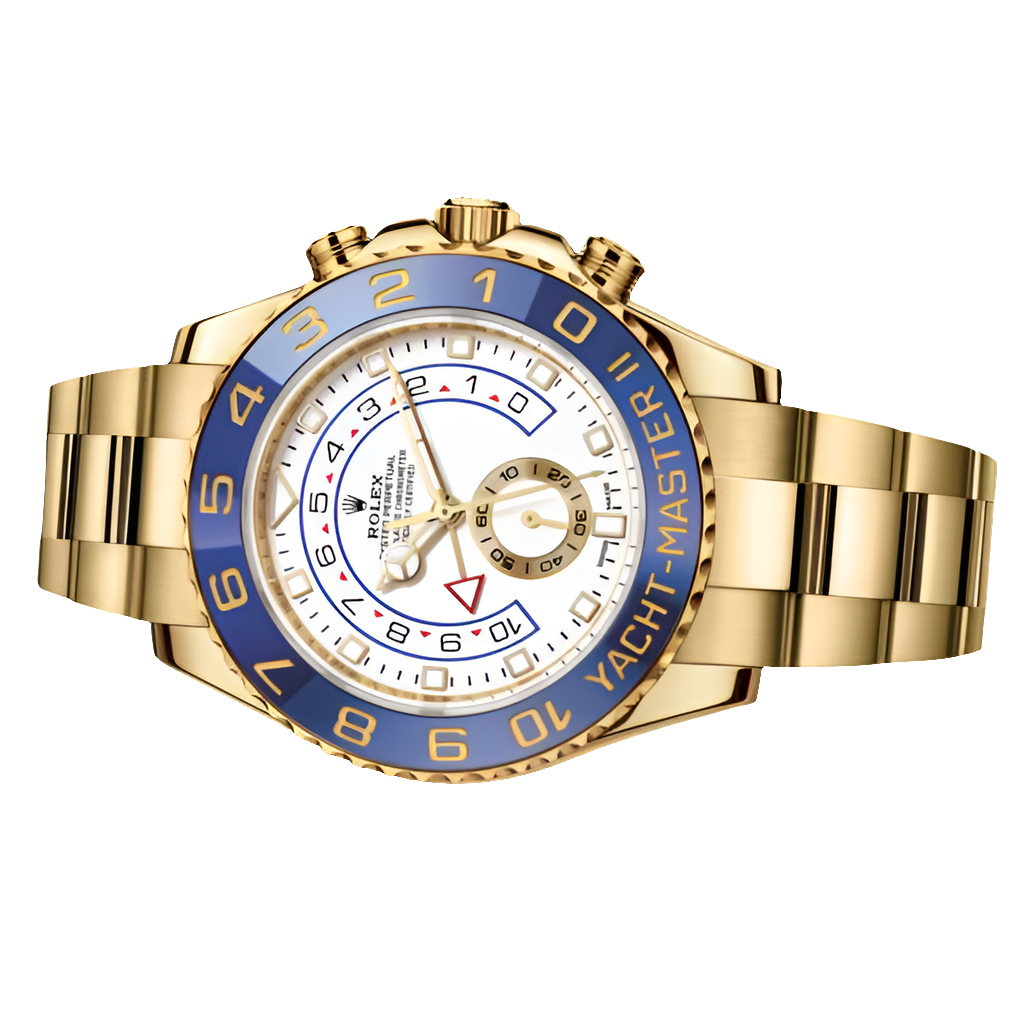 YACHT MASTER GOLD/BLEU