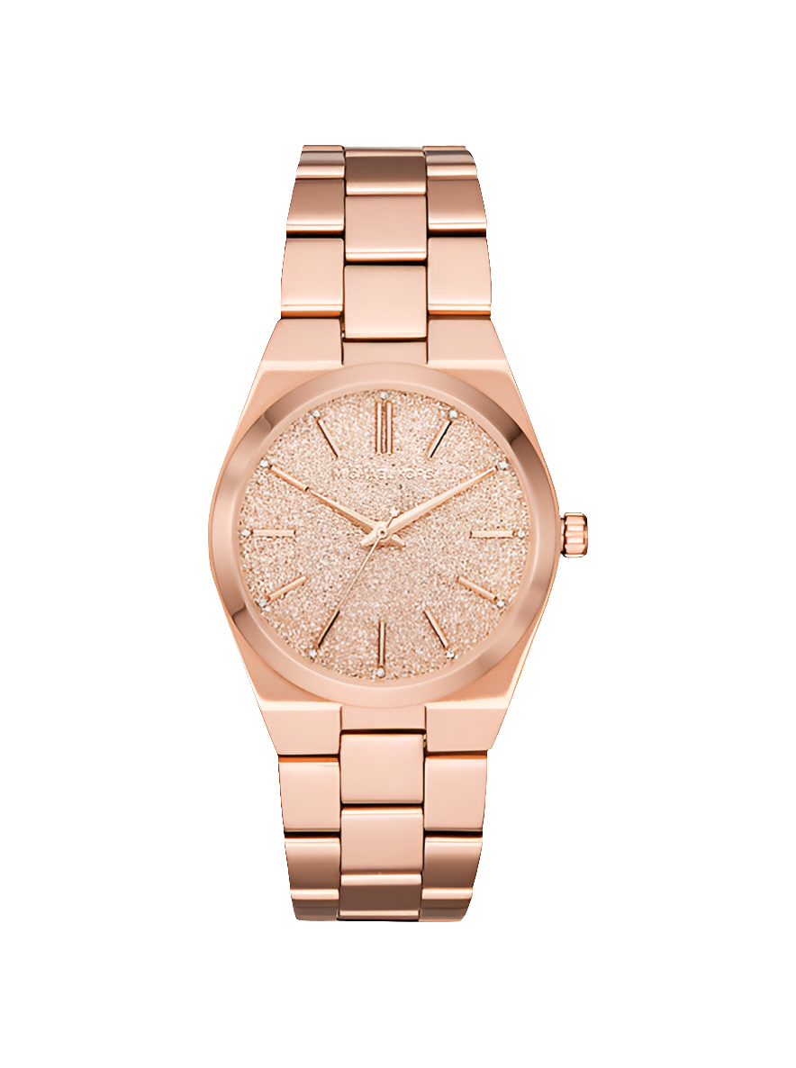 MK Montre Channing Or rose