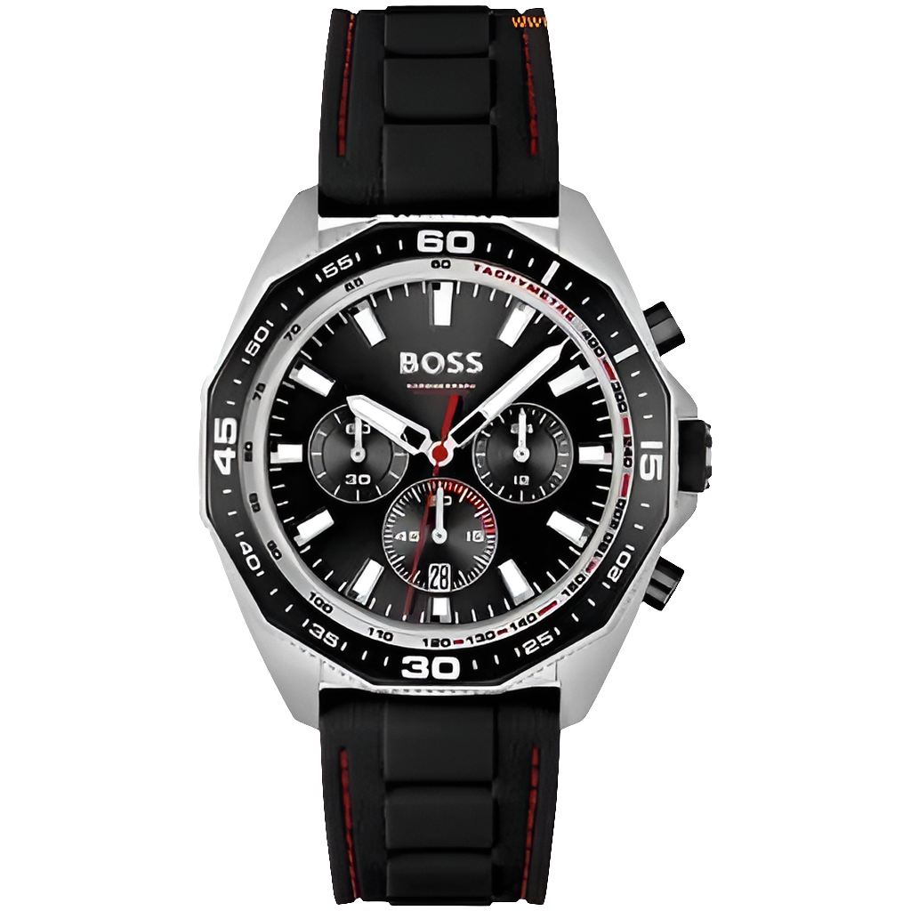 Montre Hugo Bos# Energy chronographe cadran noir