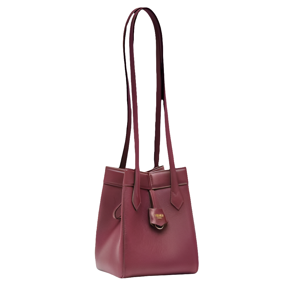 Fendi Sac Origami sac transformable en bordeaux