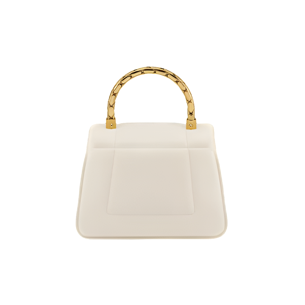 SERPENTI REVERSE TOP HANDLE BLANC