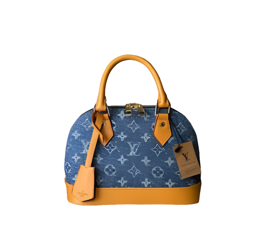 L&V Alma BB Denim Monogram bags