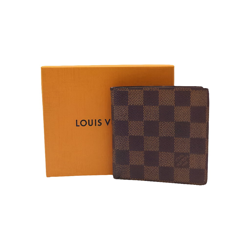 Portefeuille LV édition Centenaire Marco - Damier Ebene