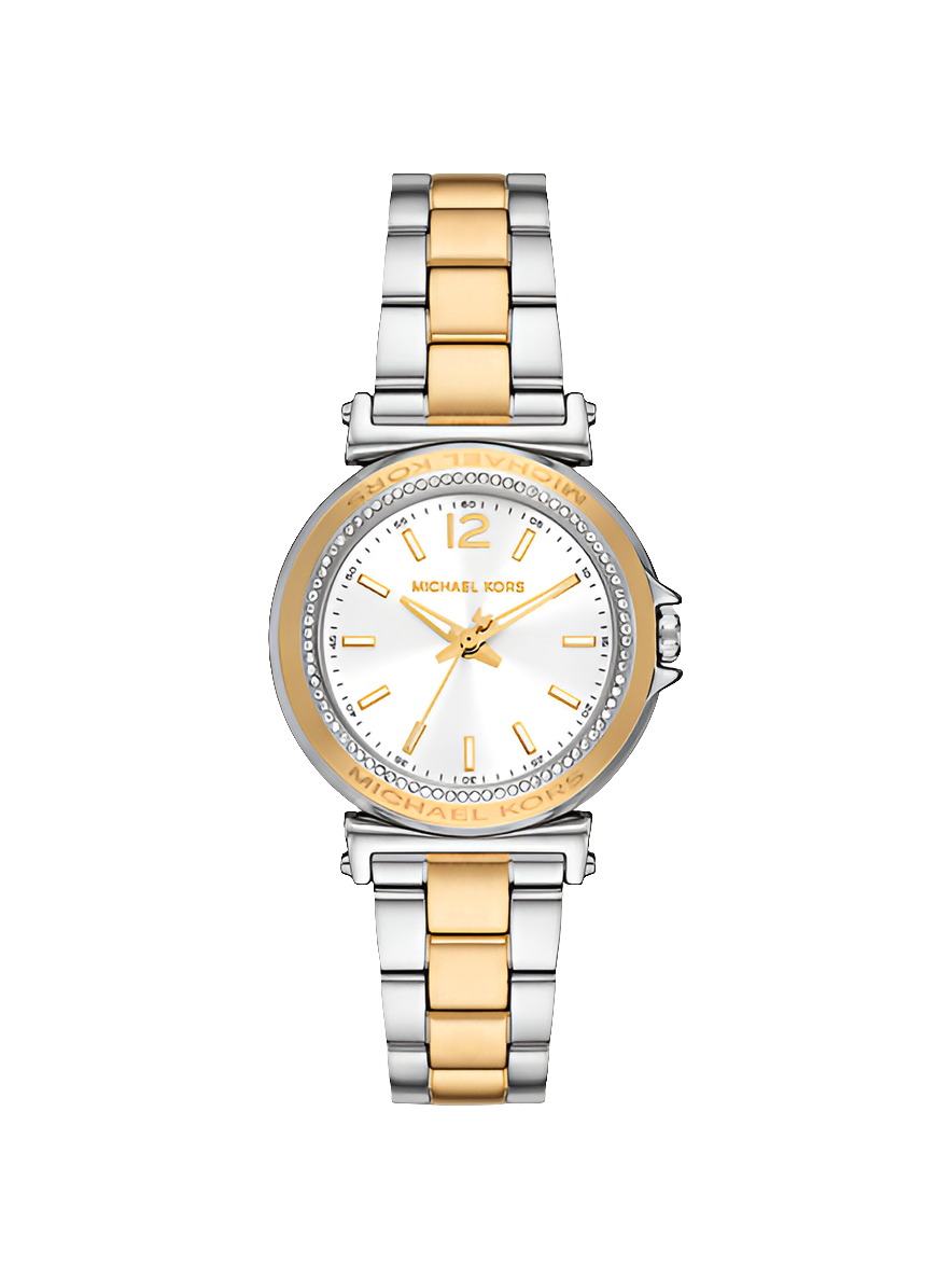 Mich@el Kors
Mini montre Maren bicolore avec pierres pavées