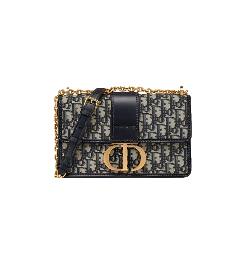 Diôr Sac chaîne 30 Montaigne
Toile jacquard Diôr Oblique bleu
