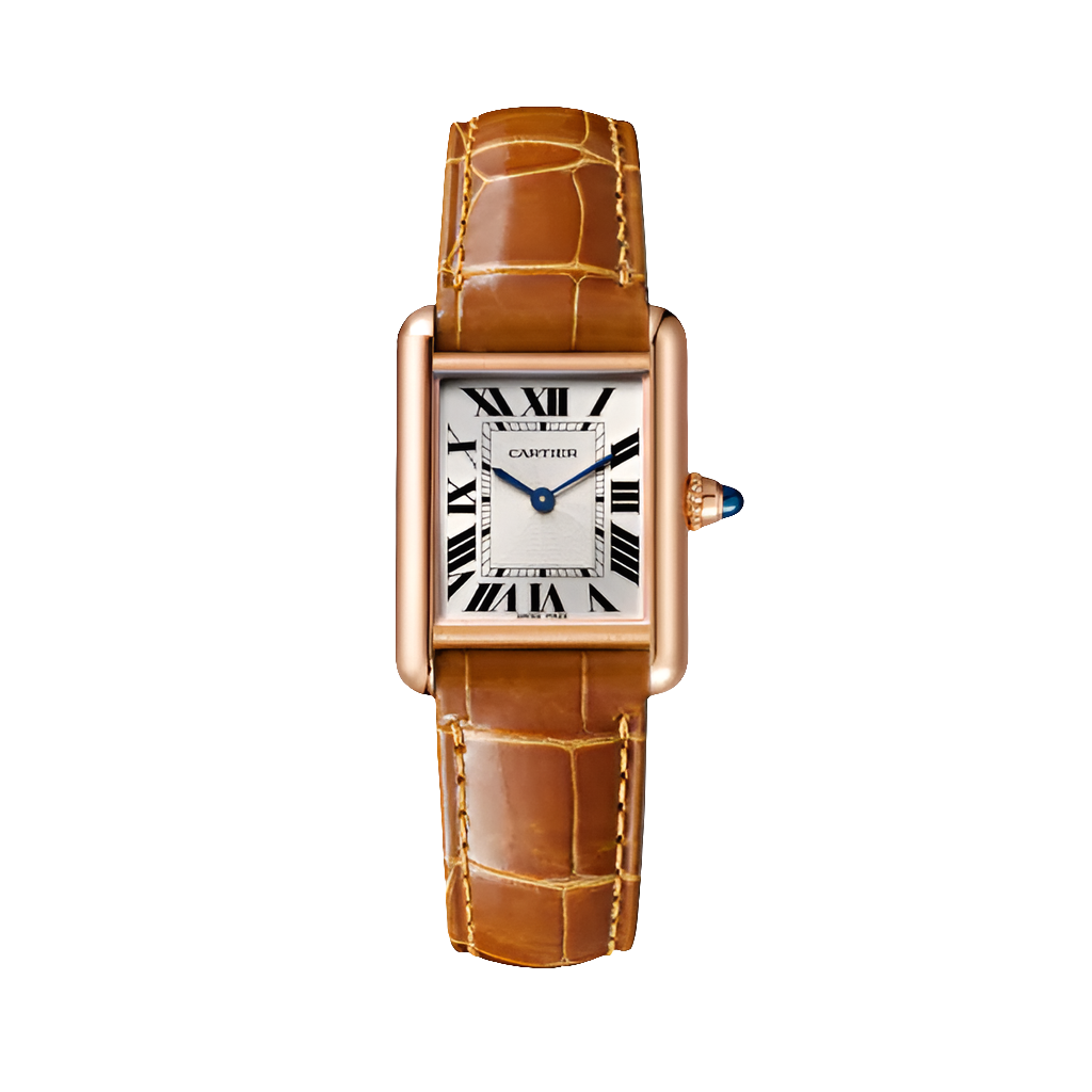 Tank Louis C@rtier watch
Small model, hand-wound mechanical movement, rose gold