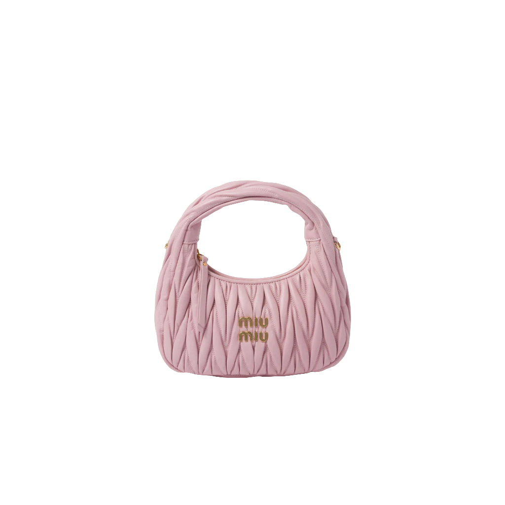 MIÛ MIÜ Sac hobo Wander nappa matelassé