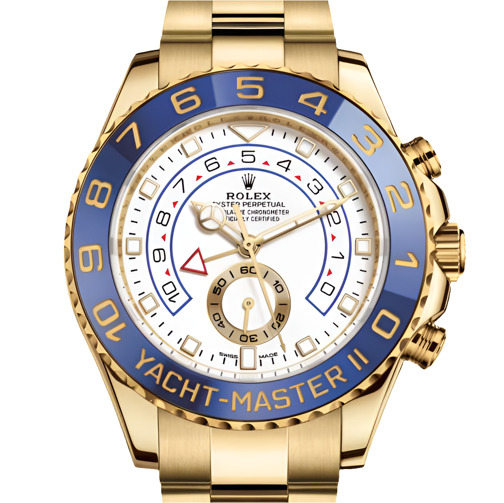 YACHT MASTER GOLD/BLEU