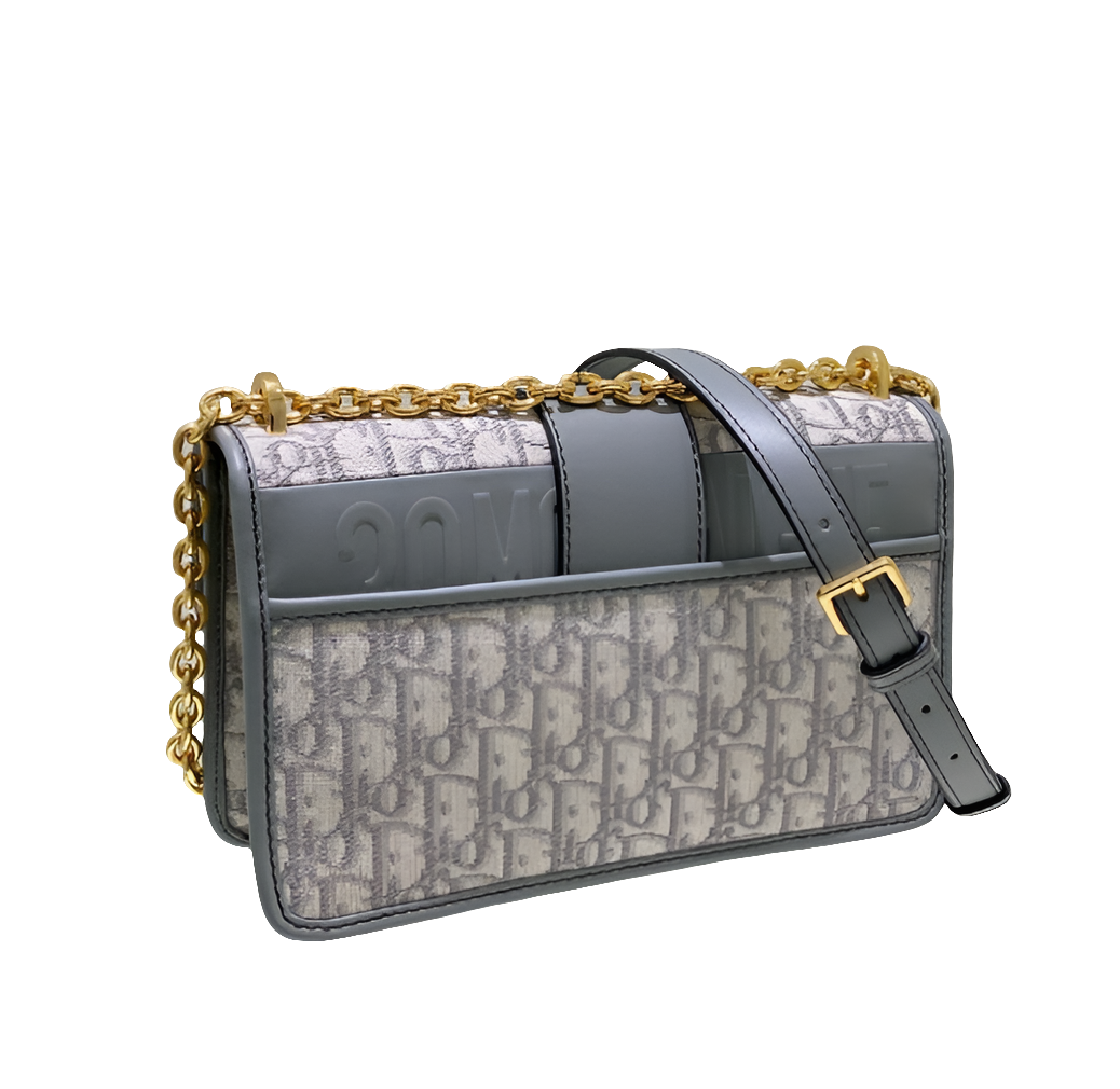 Diôr Sac chaîne 30 Montaigne
Toile jacquard Diôr Oblique Gris