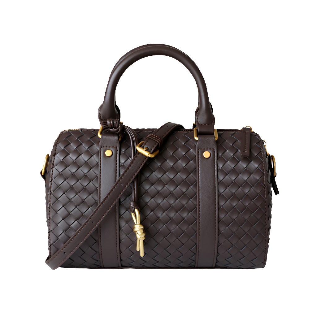 Sac à bandoulière réglable Noir - Grande capacité, finitions dorées