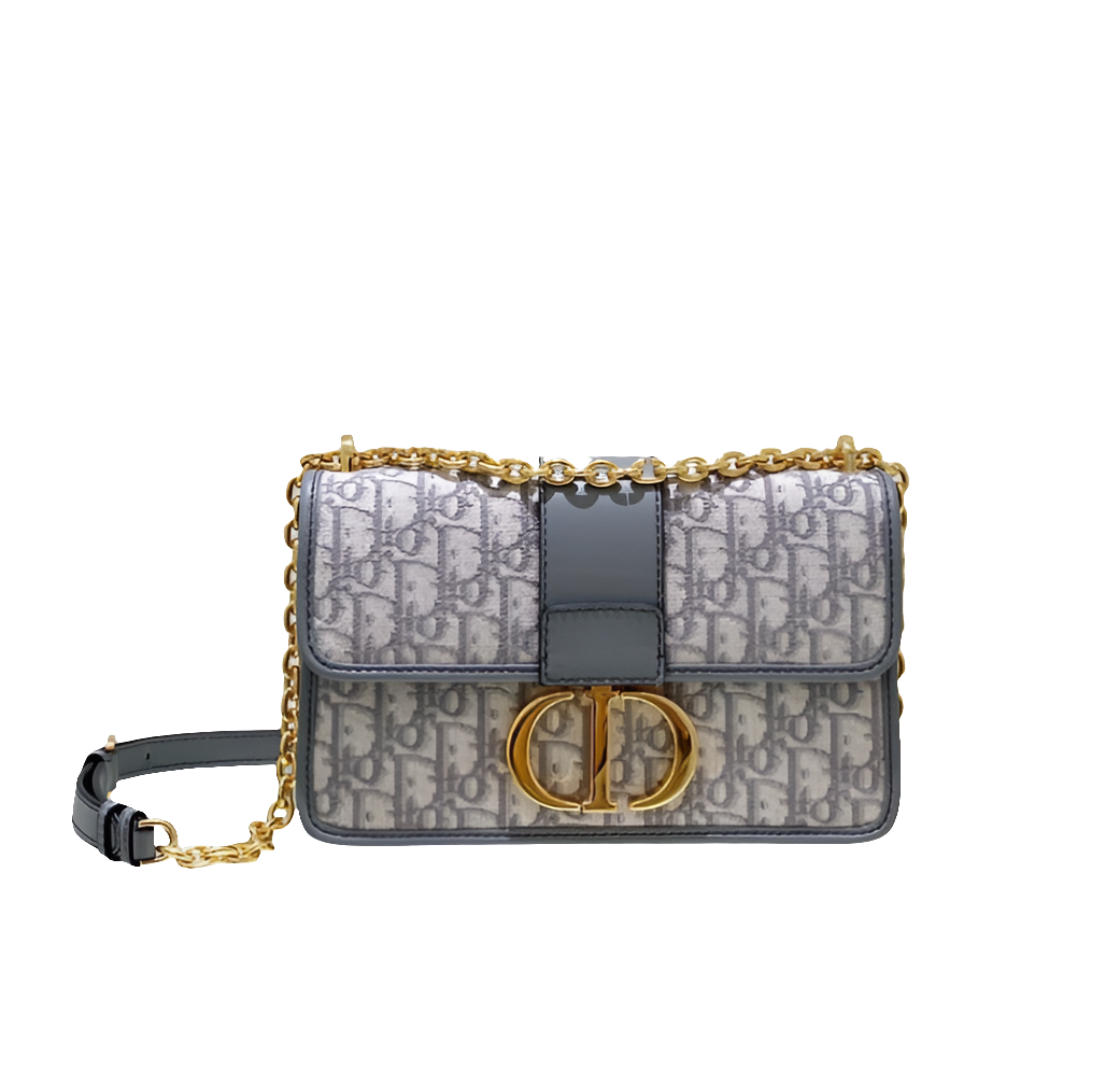 Diôr Sac chaîne 30 Montaigne
Toile jacquard Diôr Oblique Gris