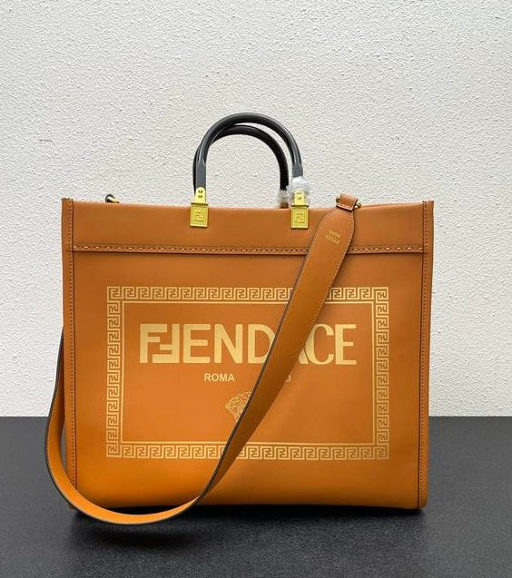 Fen&i x Versace Fendace Convertible Sunshine Shopper