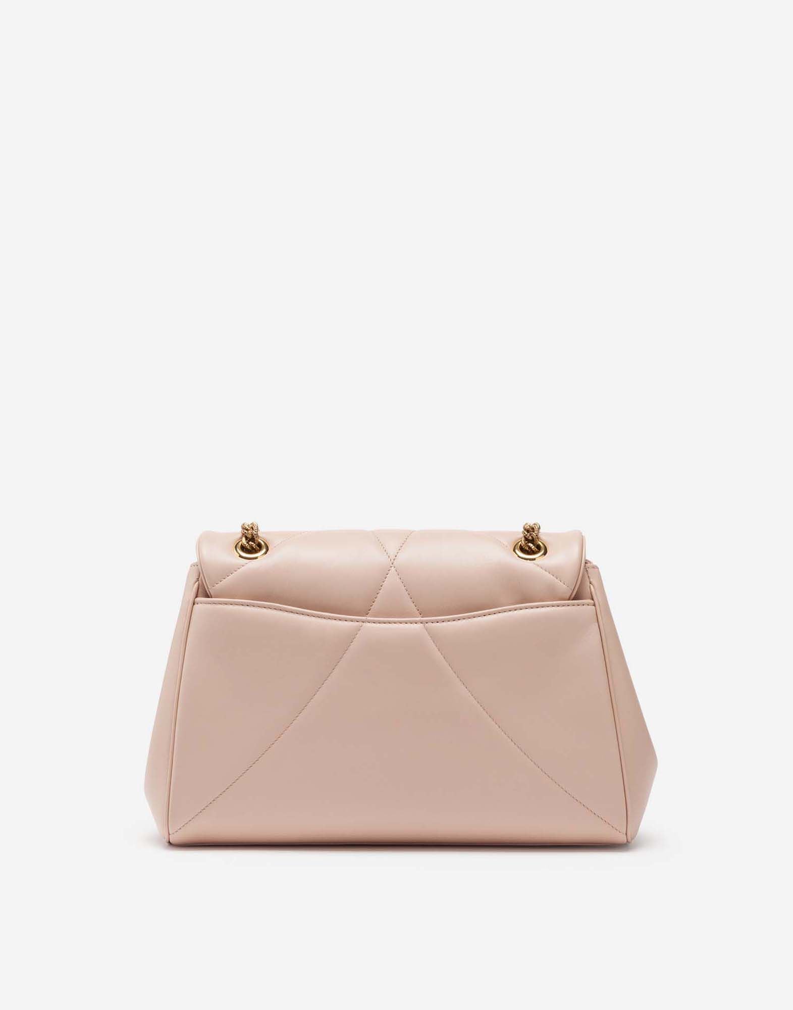 DG sac bandoulière moyen DEVOTION DG Logo Pearl Heart Rose bebe