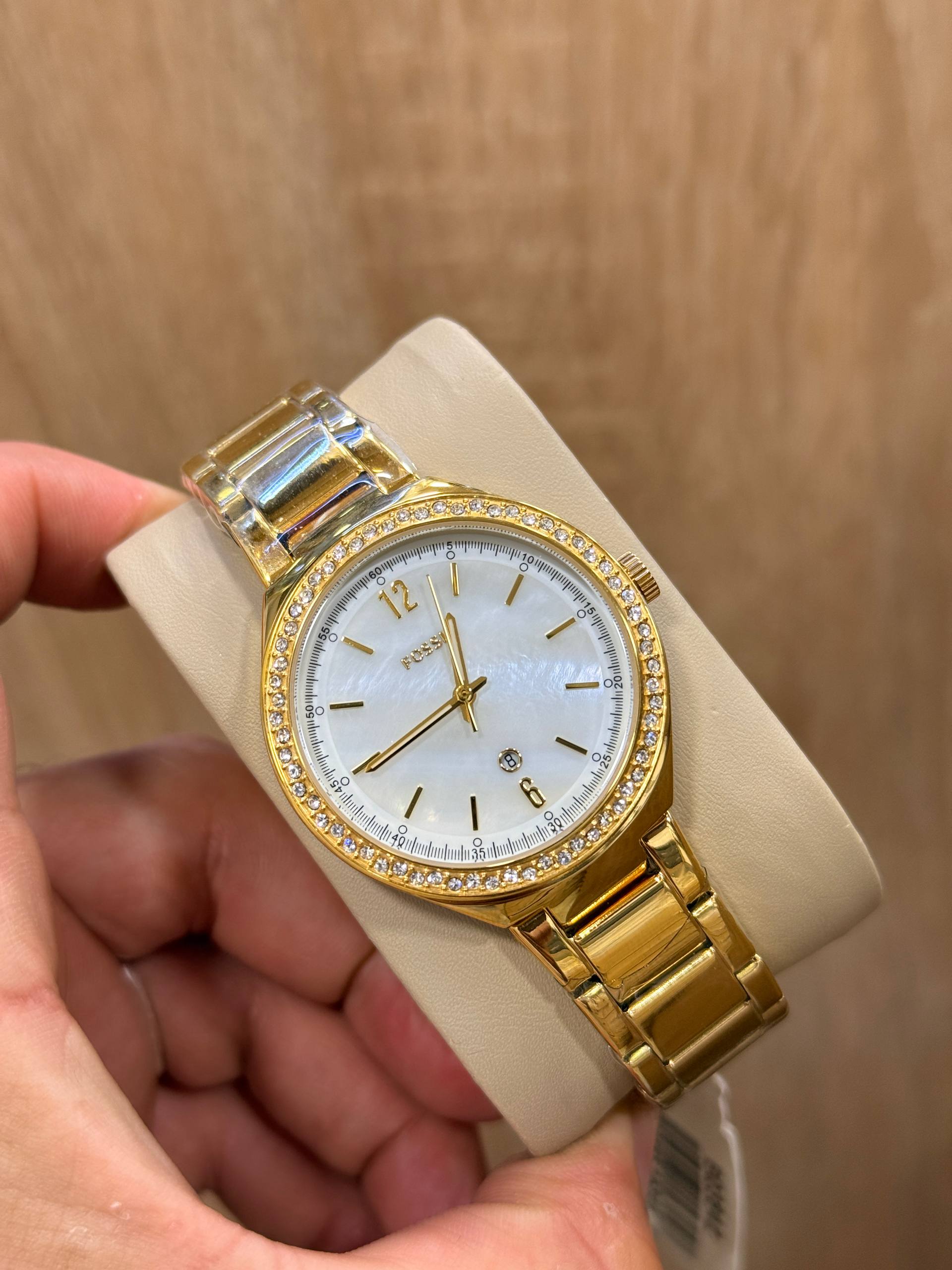 Montre pour femme Fossil Ashtyn en acier inoxydable doré - BQ3842