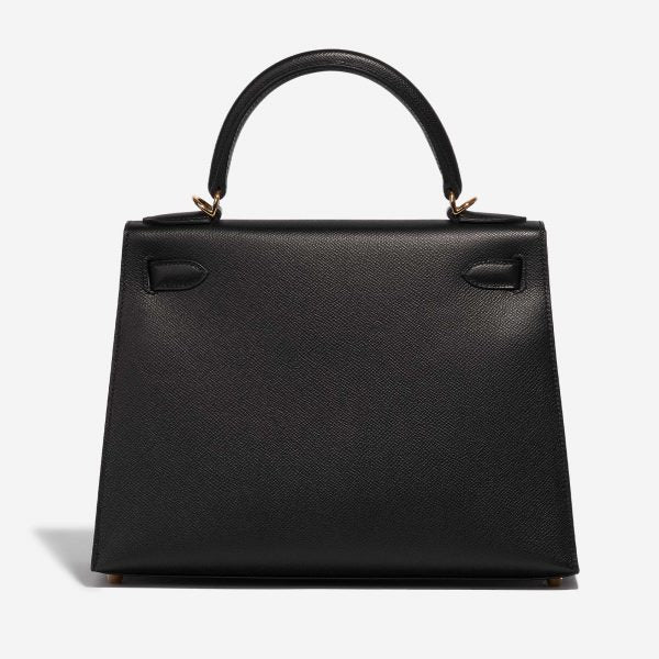 HRMS 
Kelly 28 Epsom Noir