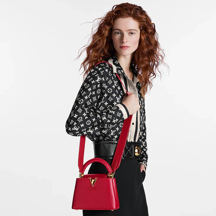 LV Capucines Mini En cuir