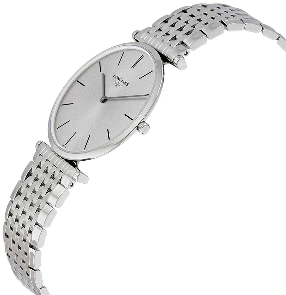 Longines Grande Classique Cadran Blanc inoxydable Boîtier et bracelet en acier
