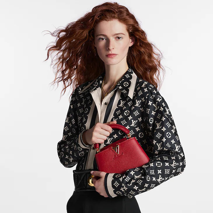 LV Capucines Mini En cuir