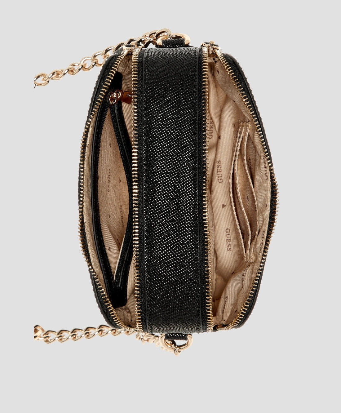 Gûess Sac bandoulière « Camera bag » Noelle noir à double fermeture zippée