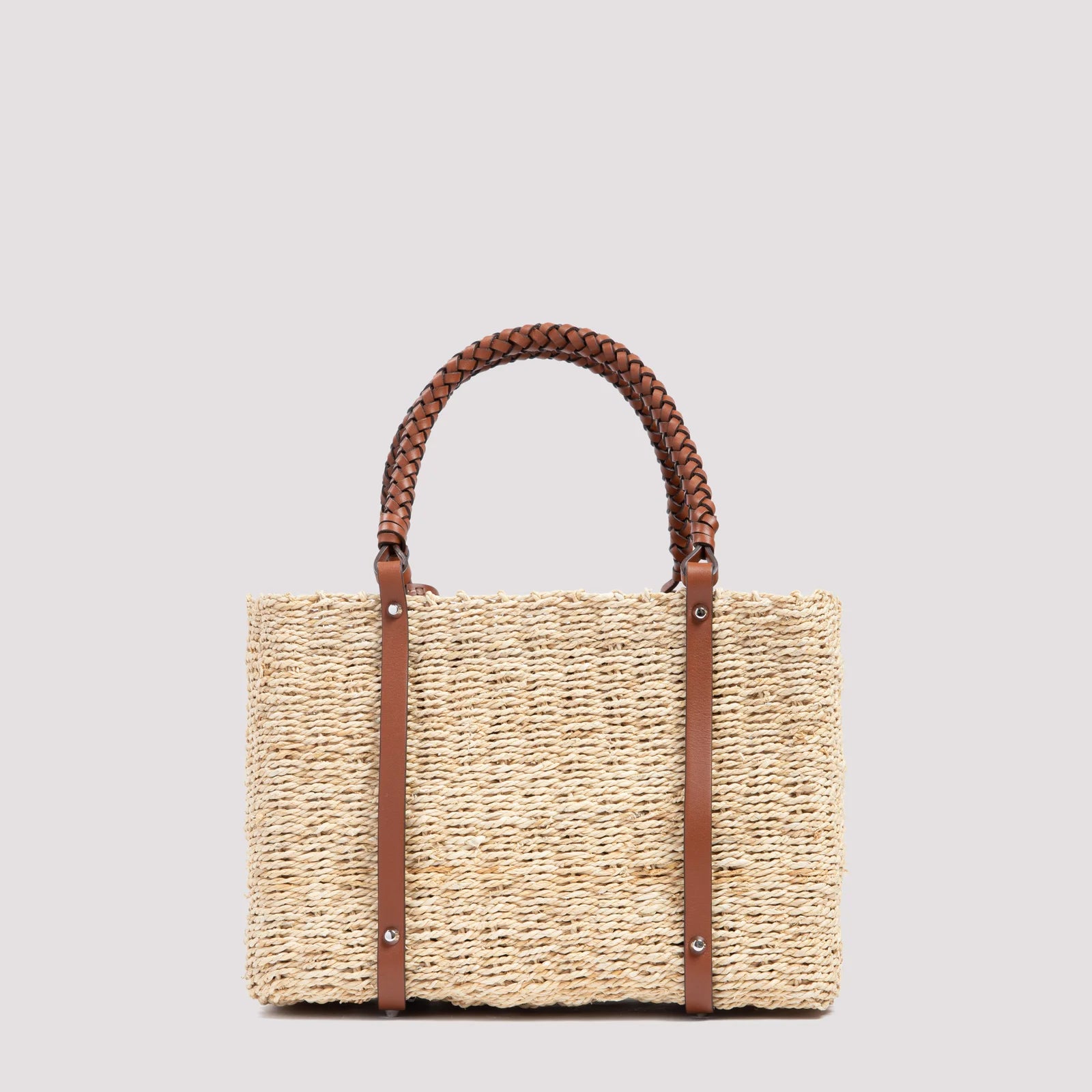 Pr@da
Pr@da Two Tone Woven Tote Bag