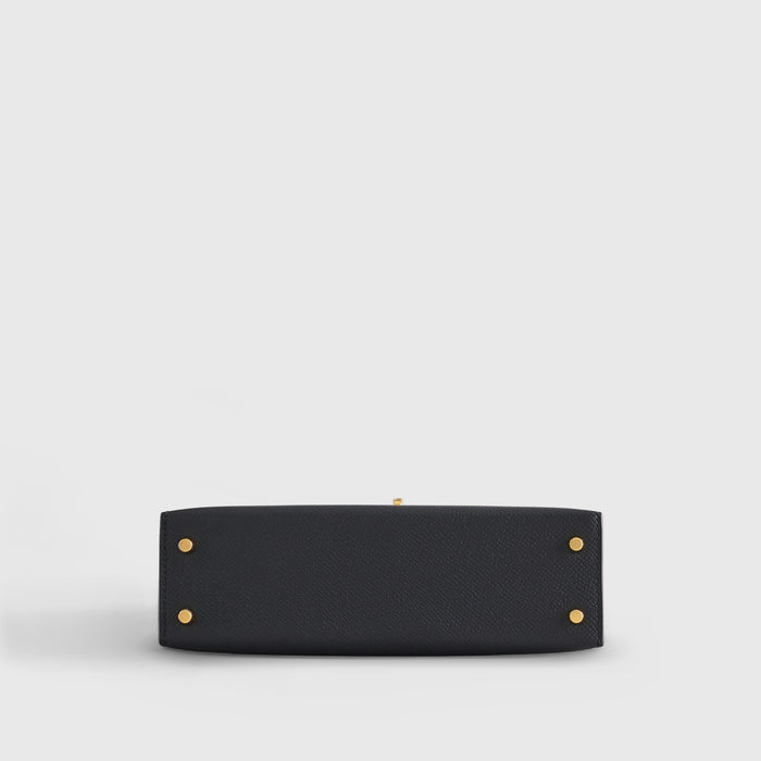 Hermès Kelly Mini Epsom Sellier Noir Or