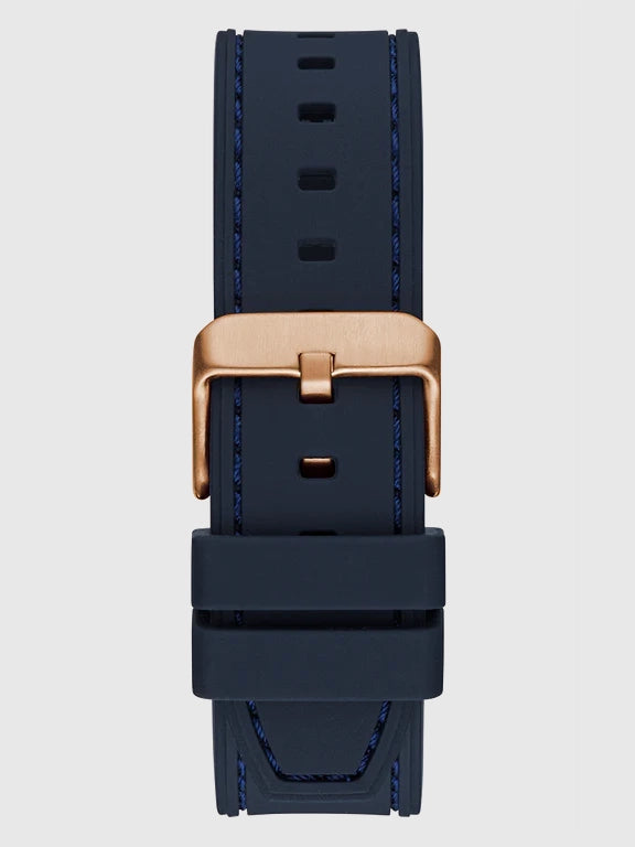 Montre Guess GW0571G2 Headline pour Homme Multifonction Bleue et Or Rose