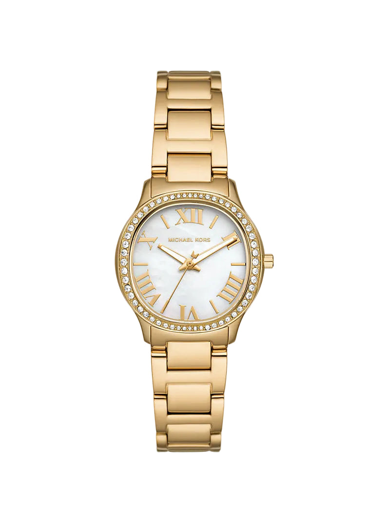 Michael Kors
Mini montre Sage dorée à pierres pavées