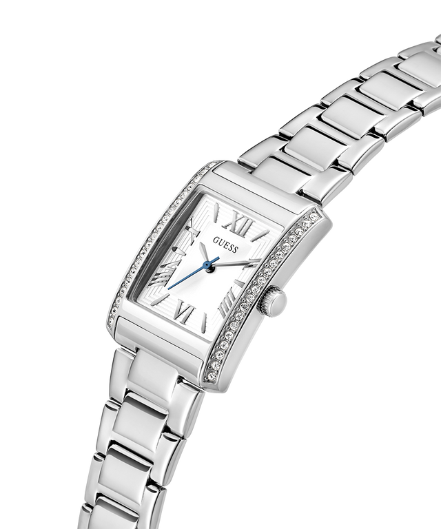 GUESS Ladies Silver Tone Analog Watch
27mm