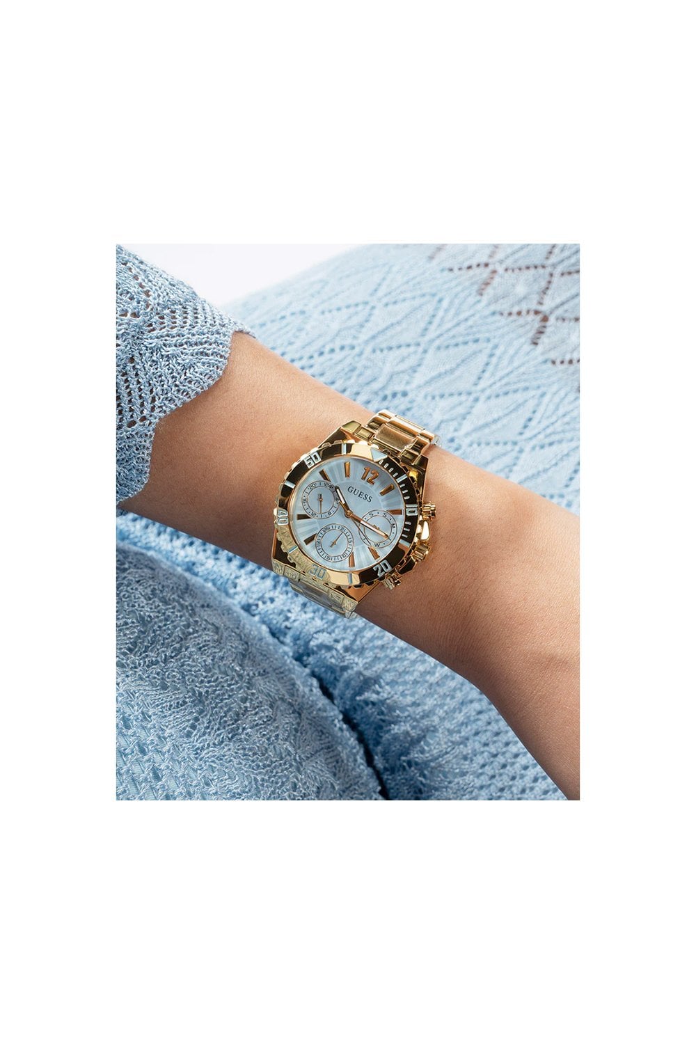 Guess 
Montre pour Femmes Phoebe Ton Or 38mm GW0696L2