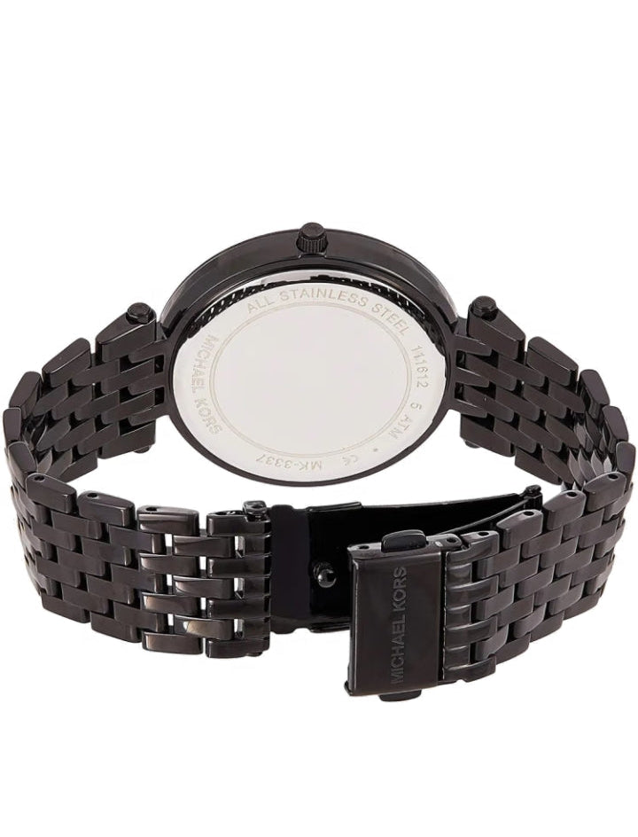 Montre Michael Kors MK3337 Darci en Acier Noir et Brillants Noirs