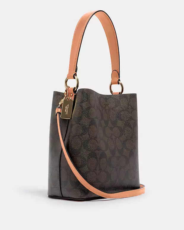 Co@ch Petit Sac Seau Town En Toile Signature