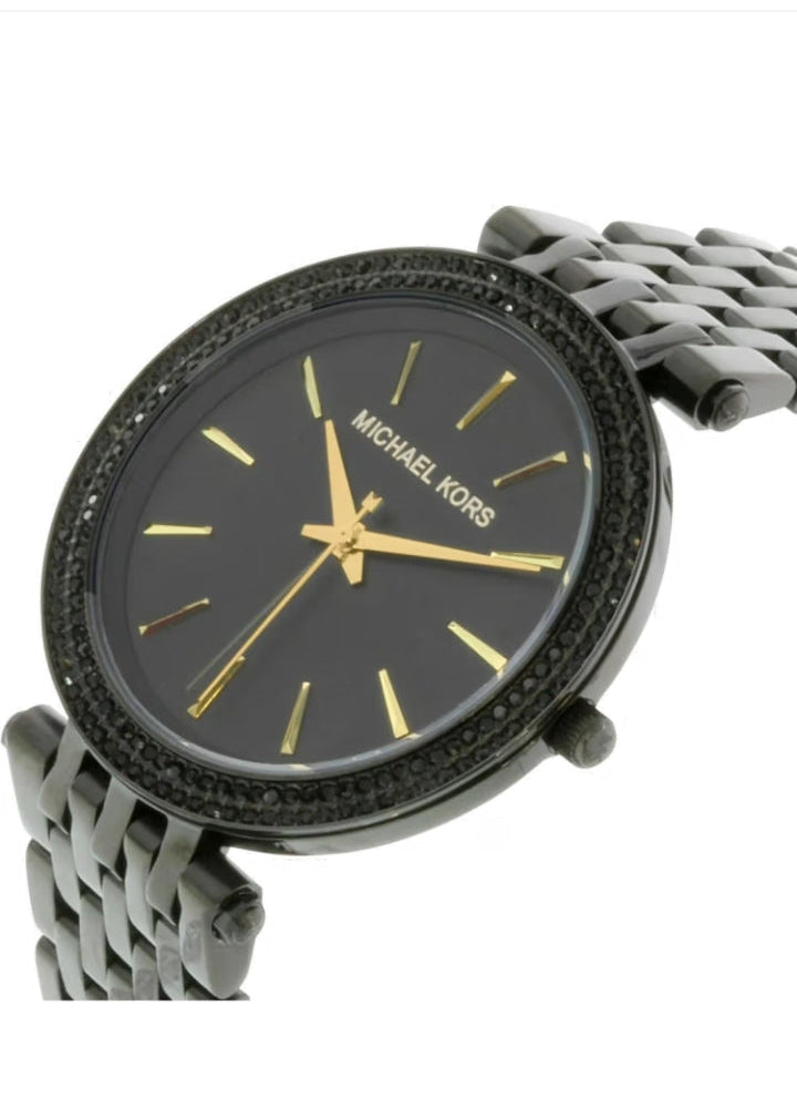 Montre Michael Kors MK3337 Darci en Acier Noir et Brillants Noirs