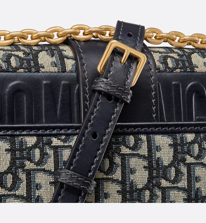 Diôr Sac chaîne 30 Montaigne
Toile jacquard Diôr Oblique bleu