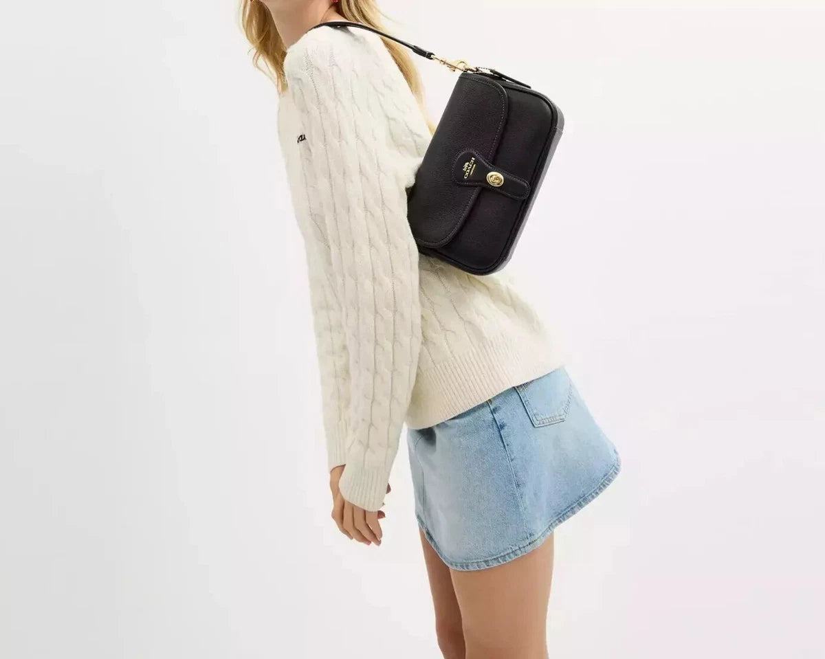 Co@ch Sac bandoulière Hadley noir CY683