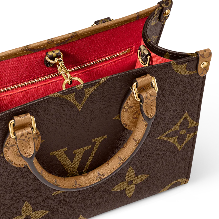 LV Cabas OnTheGo PM En cuir