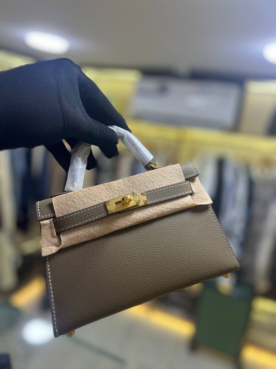 Hermès
Kelly Mini Epsom Étoupe