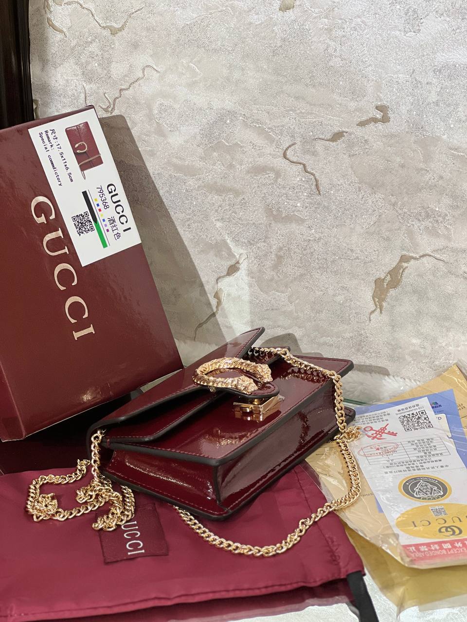 GG Sac à épaule Dionysus moyen format
