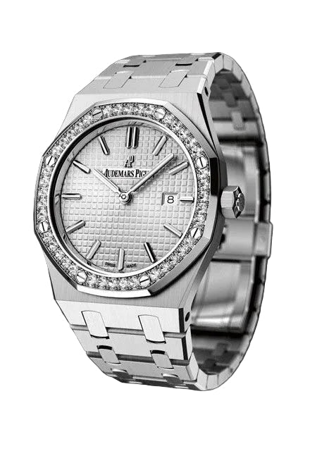 Audemars Piguet Royal Oak  avec lunette sertie de diamants