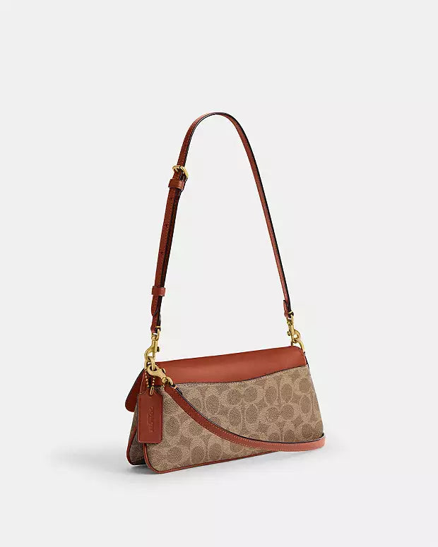 Sac Coach bandoulière Jet en toile Signature