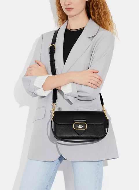 CO@CH OUTLET Sac bandoulière Morgan doré/noir